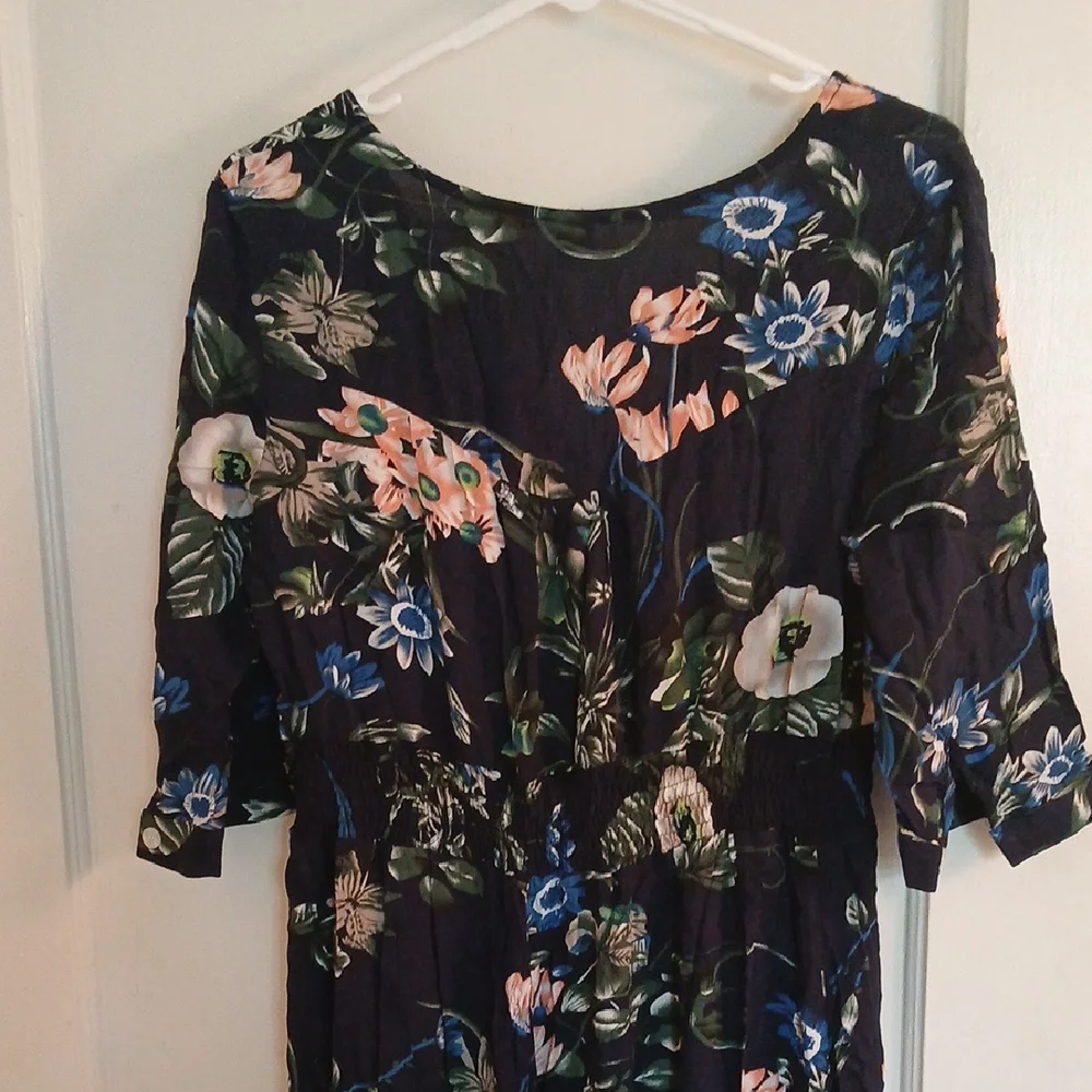 H&M Floral Bell Sleeve Maxi Sundress - Picture 9 of 12